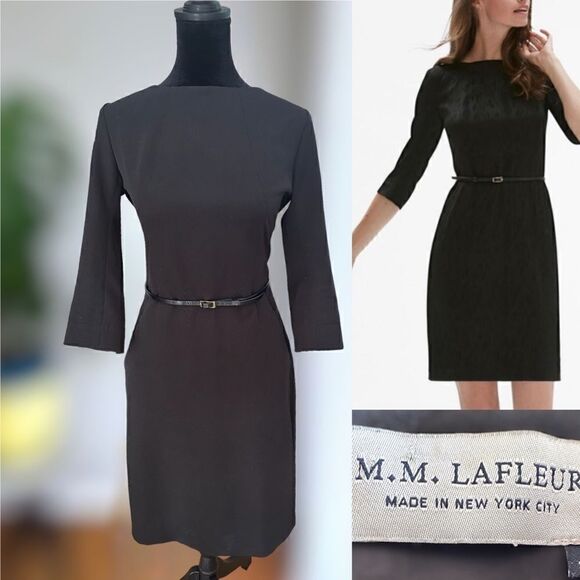 MM. LAFLEUR The Etsuko Dress with Belt - WonderTex size 8 - Picture 1 of 14